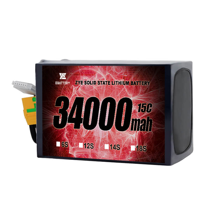 LI HV 34000Mah 18S सॉलिड स्टेट बैटरी